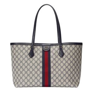 GUCCI Ophidia Gg Supreme Canvas Tote Bag Navy